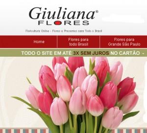 Giuliana Flores Online - Giulianaflores.com.br