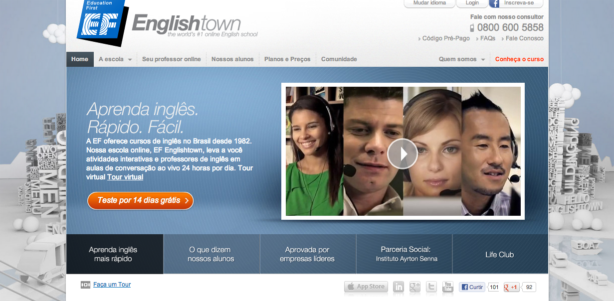 Englishtown – Curso de Inglês Online – www.englishtown.com.br