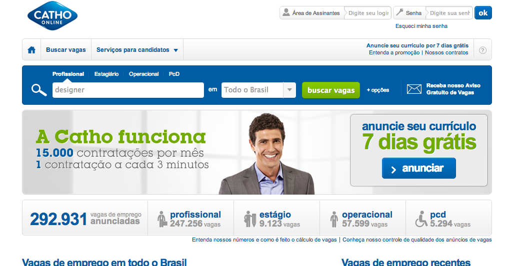 www.Catho.com.br – Catho Online – Empregos e Vagas