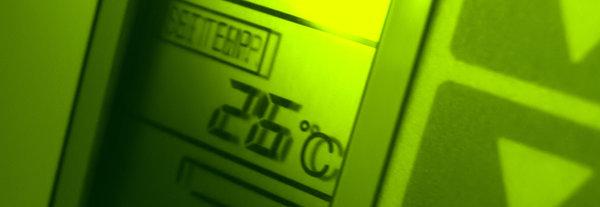 Exemplo de controle de temperatura em um ar condicionado do tipo "Split"