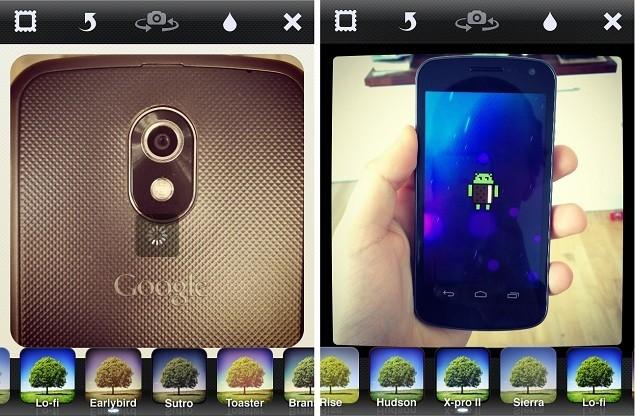 Instagram rodando em um aparelho Android