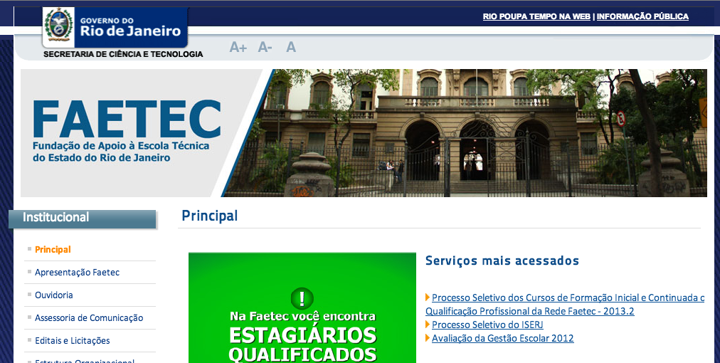 www.Faetec.Rj.Gov.Br